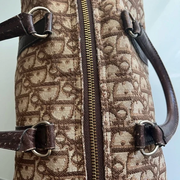 CHRISTIAN DIOR MONOGRAM BROWN VINTAGE TROTTER - Picture 6 of 16